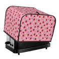 thumbnail image 1 of Honeii Strawberry and Ladybugs Print 4 slice Toaster Cover, Two Slice Toaster Dust-proof Cover For Kitchen Small Appliance and Fingerprint Protection, 1 of 7