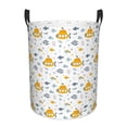 thumbnail image 1 of Honeii Submarine Ship Print Laundry Hamper Basket,Baby Nursery Woven Storage Basket for Toys Bin,Pillows,Blankets,Clothes-, 1 of 6