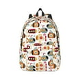 thumbnail image 1 of Honeii Submarines Print Canvas College Laptop Backpack, Durable Rucksack Travel Notebook Bag School Backpack Book Bag for Men Women-Medium, 1 of 7
