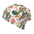 thumbnail image 1 of Honeii Summer Cactus With Blooming Print Kids Knit Beanie Watch Hat ,Knit Cap for Boys and Girls, 1 of 7