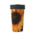 thumbnail image 1 of Honeii Sunflower Floral Butterfly Print Travel Coffee Mug Insulated Coffee Cup with Leakproof Lid, Coffee Tumbler, Reusable Coffee Cups with Seal Lid, 1 of 8
