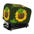 thumbnail image 1 of Honeii Sunflower Print 2 slice Toaster Cover, Two Slice Toaster Dust-proof Cover For Kitchen Small Appliance and Fingerprint Protection, 1 of 7