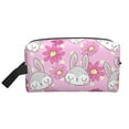 thumbnail image 1 of Honeii Sunflower Rabbit Print Multi-Purpose Storage Bag,Hanging Dopp Kit,Small Toiletry Bag for Traveling for Toiletries, Makeup, and Small Essentials, 1 of 7