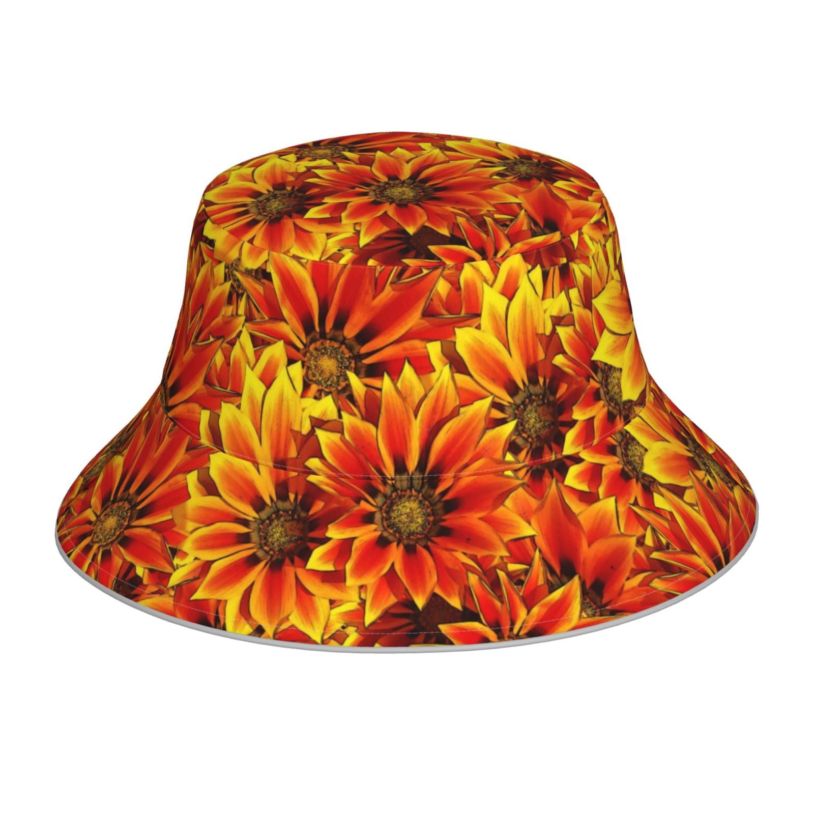 Honeii Sunflower4 for Unisex Bucket Hat Waterproof Rain Hat Reversible ...