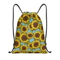 thumbnail image 1 of Honeii Sunflowers Print Drawstring Backpack,Drawstring Bags String Backpack Gym Cinch Sack Backpack Sport Bag Draw-Medium, 1 of 6
