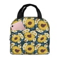 thumbnail image 1 of Honeii Sunflowers Print Lunch Bag Women, Lunch Box Lunch Bag for Women Adult Men, Small Leakproof Cute Lunch Tote Large Capacity Reusable, 1 of 8