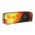 thumbnail image 1 of Honeii Sunset Coast Sunflower Pattern Pencil Case, Pencil Pouch, Pencil Case Small, Pencil Pouch Aesthetic, PVC Pencil Pouch, Pencil Bag, Makeup Pouch, 1 of 7