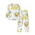 thumbnail image 1 of Honeii Sweet Honey Pattern Mens Pajamas Set,2pcs Men's Lounge Long Sleeve Sleep Shirt and Pajama Bottoms Sleepwear Set,Mens Pjs Sets-Large, 1 of 7