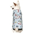thumbnail image 1 of Honeii Swimming Shark Print Small Dog Hoodies Pet Hooded Sweatshirts Fall Winter Puppy Cat Sweaters Warm Clothes for Small Dogs Outfits Costume-Small, 1 of 7