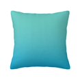 thumbnail image 1 of Honeii Teal Turquoise Print Throw Pillow, Square Decorative Pillow Forms Soft Fluffy Plump Pillow Decorative Pillow Inserts,Couch Pillows-20"x20", 1 of 7