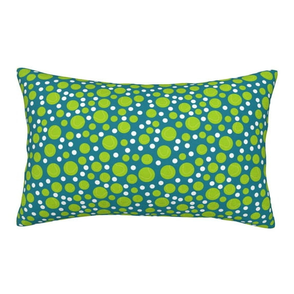 Honeii Tennis and golf balls Pattern Decorative Throw Pillow Case - Elevate Your Couch, Sofa, or Bed with Stylish Home Decor(No pillow core)-16"x24"