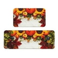 thumbnail image 1 of Honeii Thanksgiving With Autumn Print Kitchen Mat [2 PCS] for Floor, Waterproof Non-Slip Rugs, Kitchen Decor,Standing Mat for Floor,Office, Sink, Laundry, 1 of 6