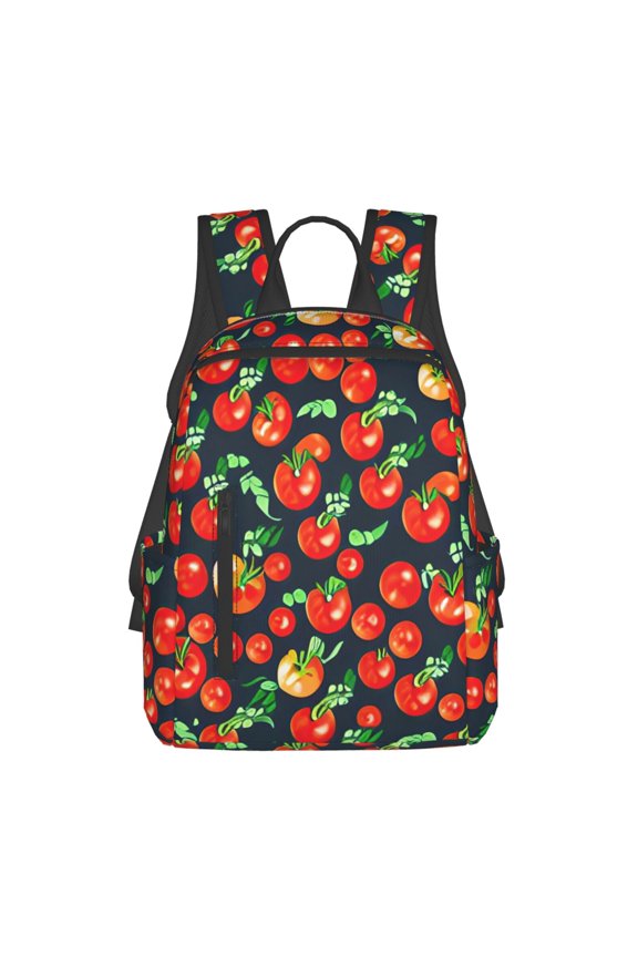 Tomatoes Print Lightweight Backpacks,Carry on Backpack,Durable Backpack for School, Work & Travel