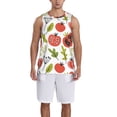 thumbnail image 1 of Honeii Tomatoes print basktball shirt for men and women, Unisex basketball jersey for Theme party-Small, 1 of 6