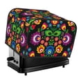 thumbnail image 1 of Honeii Traditional Floral Polish Print 4 slice Toaster Cover, Two Slice Toaster Dust-proof Cover For Kitchen Small Appliance and Fingerprint Protection, 1 of 7