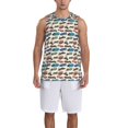 thumbnail image 1 of Honeii Train print basktball shirt for men and women, Unisex basketball jersey for Theme party-4X-Large, 1 of 6