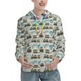 thumbnail image 1 of Honeii Transport Train Pattern Womens Oversized Hoodies Long Sleeve Sweatshirts Pullover Fall Outfits with Pocket-Medium, 1 of 7