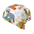 thumbnail image 1 of Honeii Travel Animals Print Kids Knit Beanie Watch Hat ,Knit Cap for Boys and Girls, 1 of 7