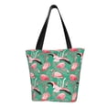 thumbnail image 1 of Honeii Tropical Flamingo Print Women Top Handle Satchel Handbags,Fashion Handbag,Messenger Tote Bag Purse for Women,Shoulder Bag Handbag for Travel, Work, 1 of 6