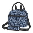 thumbnail image 1 of Honeii Tropical Leaves Print Lunch Box,Insulated Lunch Bag,Lunch Tote Bags,Leakproof Cooler Lunch Case for Travel Work Picnic, 1 of 7