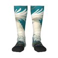 thumbnail image 1 of Honeii Tropical Parrot Floral Artwork Print Long Socks,Novelty Design Socks Gift for Men and Women,Crew Socks,Calf Socks, 1 of 6