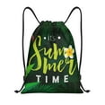 thumbnail image 1 of Honeii Tropical Summer Vibes Print Drawstring Backpack,Drawstring Bags String Backpack Gym Cinch Sack Backpack Sport Bag Draw-Small, 1 of 6