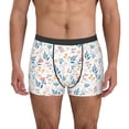 thumbnail image 1 of Honeii Tulips Flowers Men's Underwear Boxer Briefs Pack, ComfortSoft Boxer Brief for Men, Moisture-Wicking Breathable-Small, 1 of 1