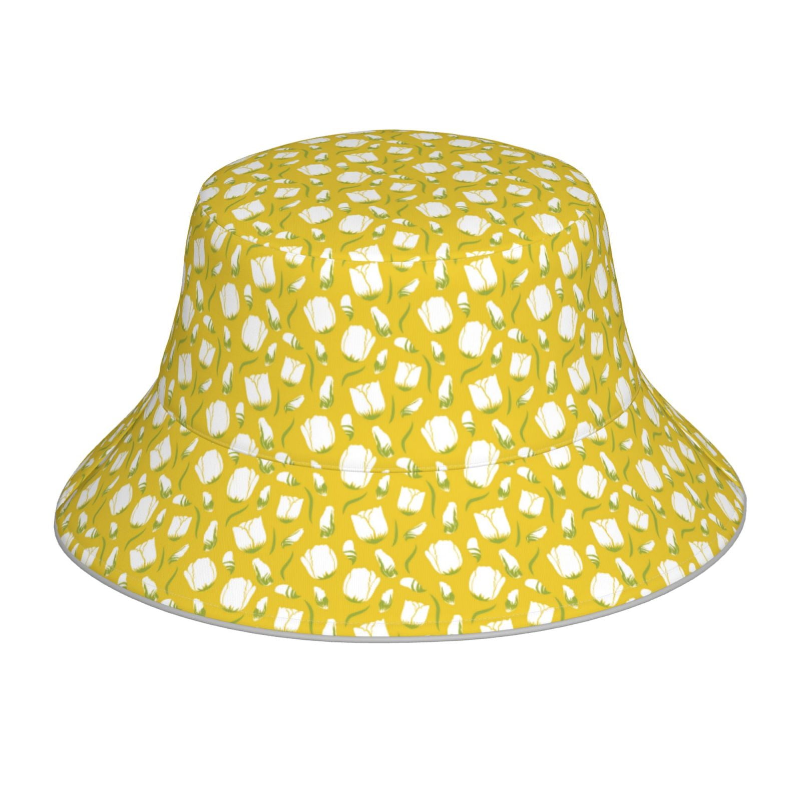 Honeii Tulips Flowers for Unisex Bucket Hat Waterproof Rain Hat ...