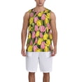 thumbnail image 1 of Honeii Tulips Flowers print basktball shirt for men and women, Unisex basketball jersey for Theme party-XX-Large, 1 of 6