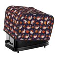 thumbnail image 1 of Honeii Turkey And Thanksgiving Print 4 slice Toaster Cover, Two Slice Toaster Dust-proof Cover For Kitchen Small Appliance and Fingerprint Protection, 1 of 7