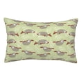 thumbnail image 1 of Honeii Twig Sloth Print Pillow Cases,Plush Throw Pillow Covers,Decorative Pillowcase for Sofa, Couch, Living Room-14"x20", 1 of 6