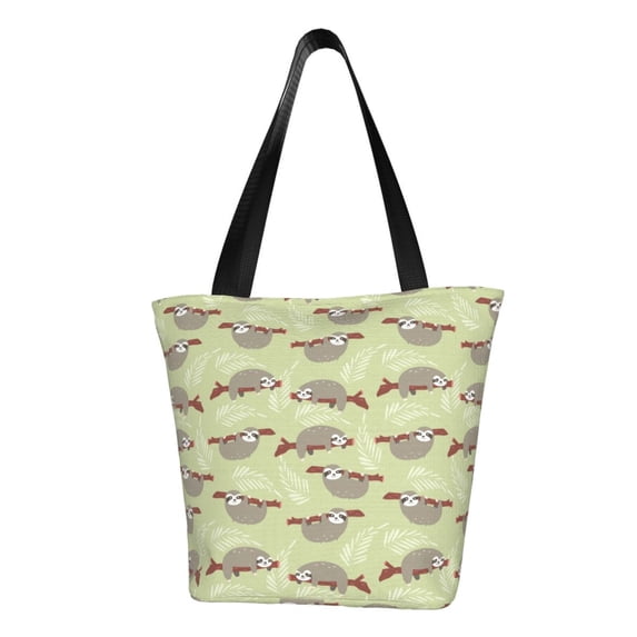 Honeii Twig Sloth Print Women Top Handle Satchel Handbags,Fashion Handbag,Messenger Tote Bag Purse for Women,Shoulder Bag Handbag for Travel, Work