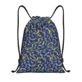 thumbnail image 1 of Honeii Uncaria Flower Print Drawstring Backpack,Drawstring Bags String Backpack Gym Cinch Sack Backpack Sport Bag Draw-Small, 1 of 6