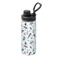 thumbnail image 1 of Honeii Undersea Animals Print 18OZ Sports Insulated Kettle,Double-Walled Stainless Steel Water Bottle with Leak-Proof Lid, Perfect for Outdoor, Sports, and Travel, 1 of 7