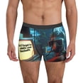 thumbnail image 1 of Honeii Underwater Office Diver Print Mens Boxer Briefs Breathable,Boxer Brief for Men, Moisture-Wicking Underwear-Medium, 1 of 5