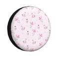 thumbnail image 1 of Honeii Valentine's Day Print Tire Covers, Waterproof Anti-UV Sun Snow Rain Tire Covers for Trailers, RV, Camper, SUV, Truck-17 inch, 1 of 6