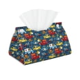 thumbnail image 1 of Honeii Vehicles Cartoon with Funny Drivers,Animal Drivers for Tissue Box Cover/Holder - Covers Rectangular Shaped Boxes with a Contemporary Finish - Designed with Modern PVC Leather, 1 of 7