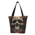 thumbnail image 1 of Honeii Vintage Butterfly Flower Skull Print Women Top Handle Satchel Handbags,Fashion Handbag,Messenger Tote Bag Purse for Women,Shoulder Bag Handbag for Travel, Work, 1 of 6