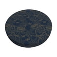 thumbnail image 1 of Honeii Vintage Chrysanthemum Bar Stool Covers – Perfect Fit for 12" to 14" Round Stools, Crease-Resistant, Stretchy, Washable & Dustproof Seat Slipcovers-14 inch, 1 of 7