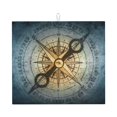 thumbnail image 1 of Honeii Vintage Compass for Dish Drying Mat for Kitchen Counter, Non-slip Rubber Backed, Hide Stain Kitchen Super Absorbent Draining Mat, Dish Rack Pad, 1 of 8