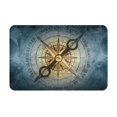 thumbnail image 1 of Honeii Vintage Compass Pattern Door Mat, Welcome Door Mats Outdoor Indoor, Stain and Fade Resistant, Non-Slip Entry Matfor Bedroom, Bathroom, Kitchen, 1 of 7