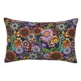 thumbnail image 1 of Honeii Vintage Floral Print Pillow Cases,Plush Throw Pillow Covers,Decorative Pillowcase for Sofa, Couch, Living Room-14"x20", 1 of 6