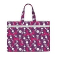thumbnail image 1 of Honeii Vintage Vinyl Record Print Canvas Tote Bag with Compartments Laptop Tote Bag Large Tote Bag, 1 of 8