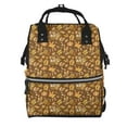 thumbnail image 1 of Honeii Vintage fall harvest basket Pattern Mummy Diaper Bag Backpack Durable Maternity Baby Nappy Casual Shoulder Bags Travel Hiking Outdoor Pack, 1 of 1