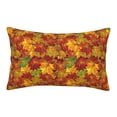 thumbnail image 1 of Honeii Vintage maple leaf autumn Pattern Decorative Throw Pillow Case - Elevate Your Couch, Sofa, or Bed with Stylish Home Decor-14"x20", 1 of 6