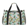 thumbnail image 1 of Honeii Watercolor Palm Tree Print Gym Bag,Carry on Weekender Overnight Bag, Travel Duffel Bags, Personal Item Travel Bag,Tote Bag,Workout Dance Bag, 1 of 7