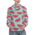 thumbnail image 1 of Honeii Watermelon Pattern Womens Oversized Hoodies Long Sleeve Sweatshirts Pullover Fall Outfits with Pocket-X-Large, 1 of 7