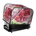 thumbnail image 1 of Honeii Watermelon Splash Realism Art Print 2 slice Toaster Cover, Two Slice Toaster Dust-proof Cover For Kitchen Small Appliance and Fingerprint Protection, 1 of 7