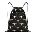 thumbnail image 1 of Honeii Western Cowboy Print Drawstring Backpack,Drawstring Bags String Backpack Gym Cinch Sack Backpack Sport Bag Draw-Medium, 1 of 6