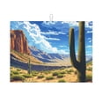 thumbnail image 1 of Honeii Western Desert Cactus print Super Absorbent Coffee Bar Mat Hide Stain Coffee Maker Mat for Countertops Coffee Pot Dish Drying Mat for Kitchen Counter, 1 of 7